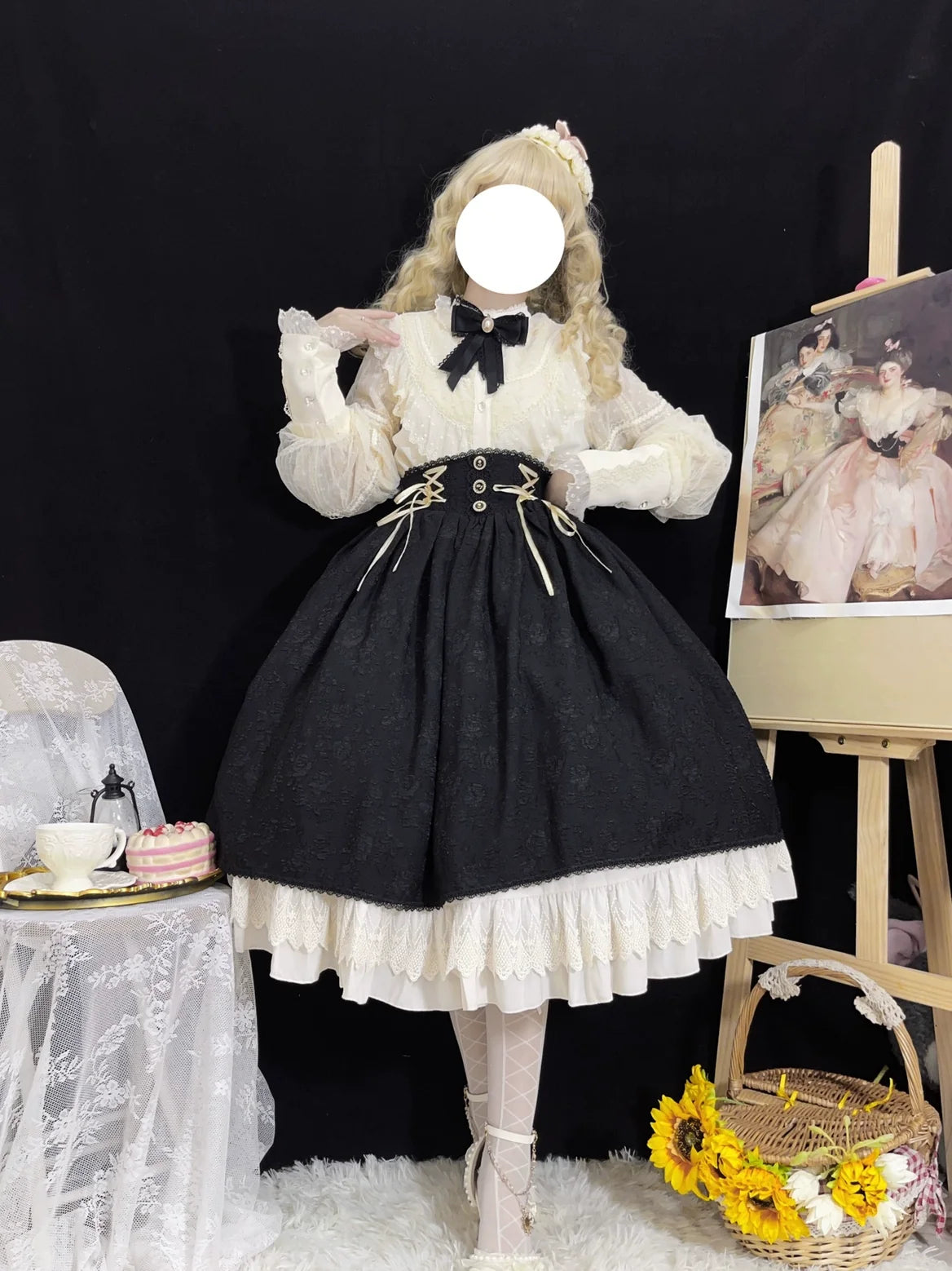 DMFS Lolita - Kawaii Lolita Shirt Winter Lolita - Shirt Innerwear