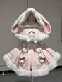 Sweet Dream Little Rabbit long-sleeve OP + bunny-ear cape (petticoat included) / S