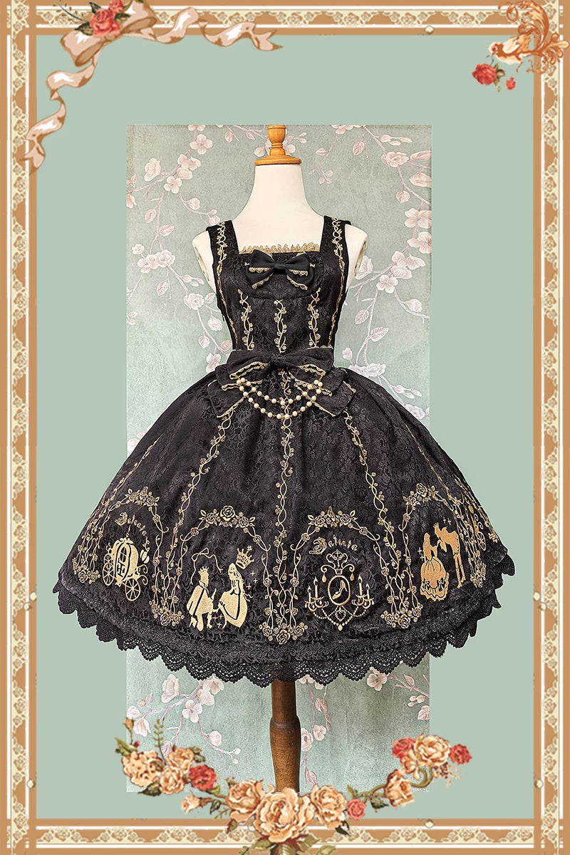 Infanta - Cinderella - Embroidered Velvet or Patterned JSK