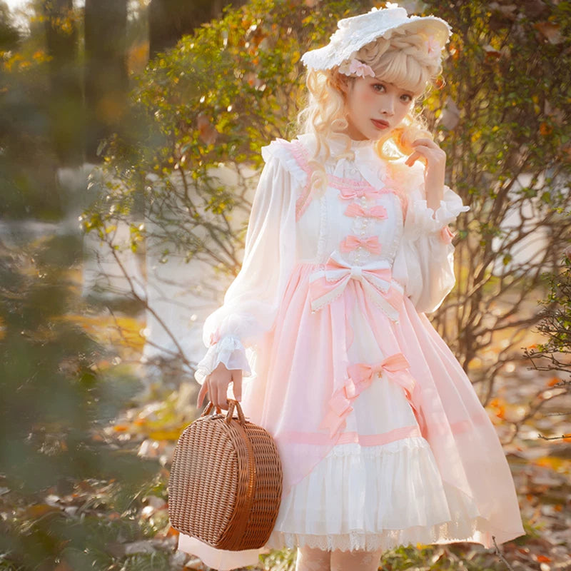 Yueele - Spring Rose - Plus-Size Lolita Outfit Set - detail view 3