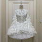 White Hime-Sleeve Blouse / S
