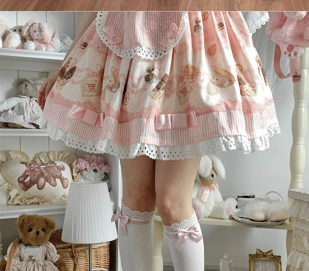 roji roji - Roji Doll - Lace-Trimmed Lolita Socks with Bows in Three Lengths