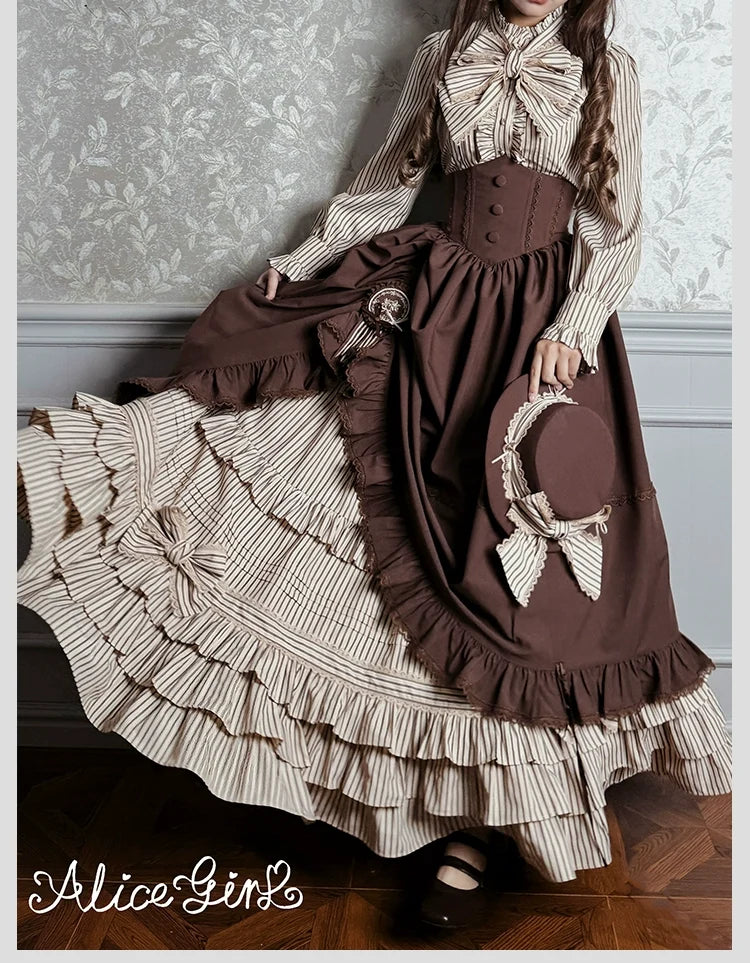 Alice Girl - Duke of Victoria - Classic Lolita Top Hat & Brooch