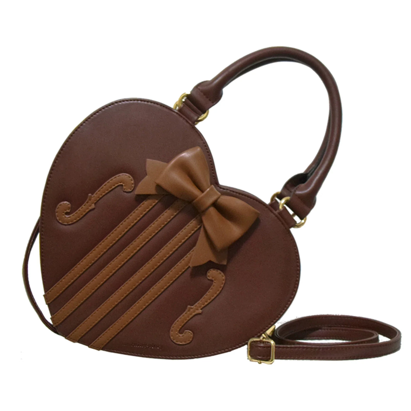 Morning Glory - Heart of Violin - Heart-shaped bag with violin details