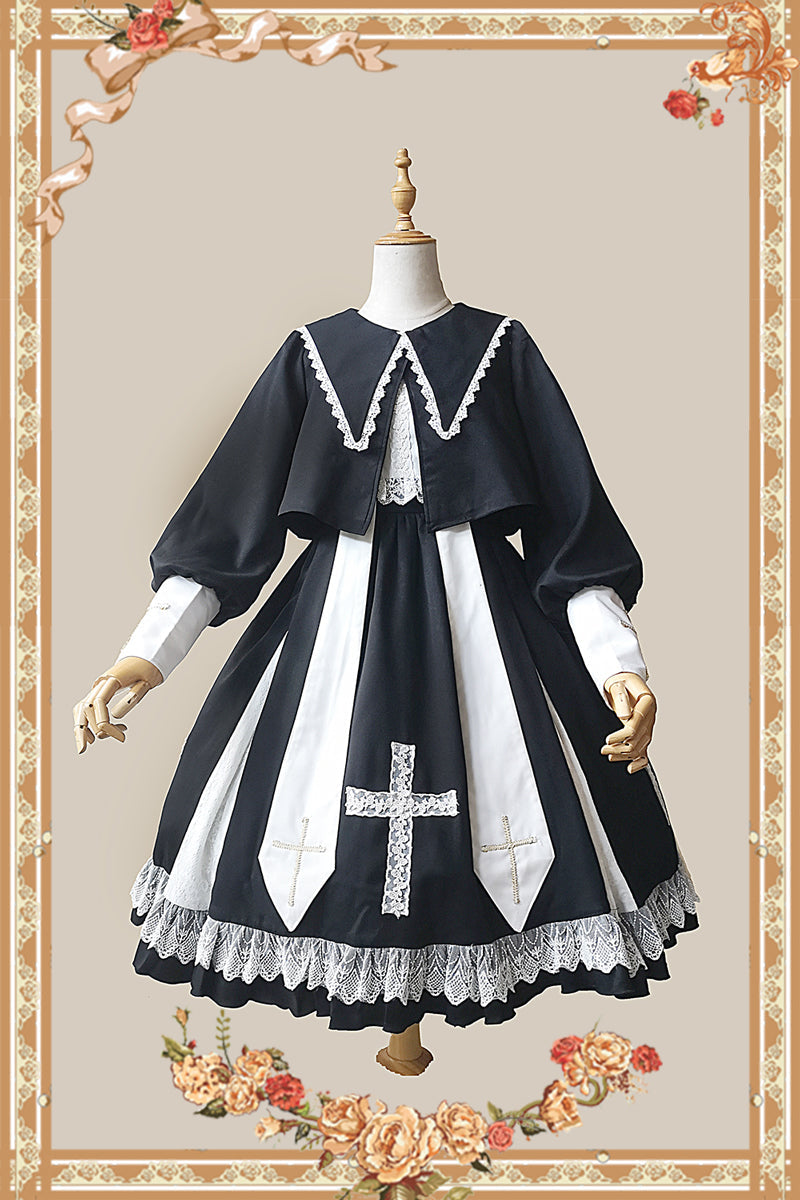 Breath of Heaven - Gothic Lolita Jumper Dress S black JSK