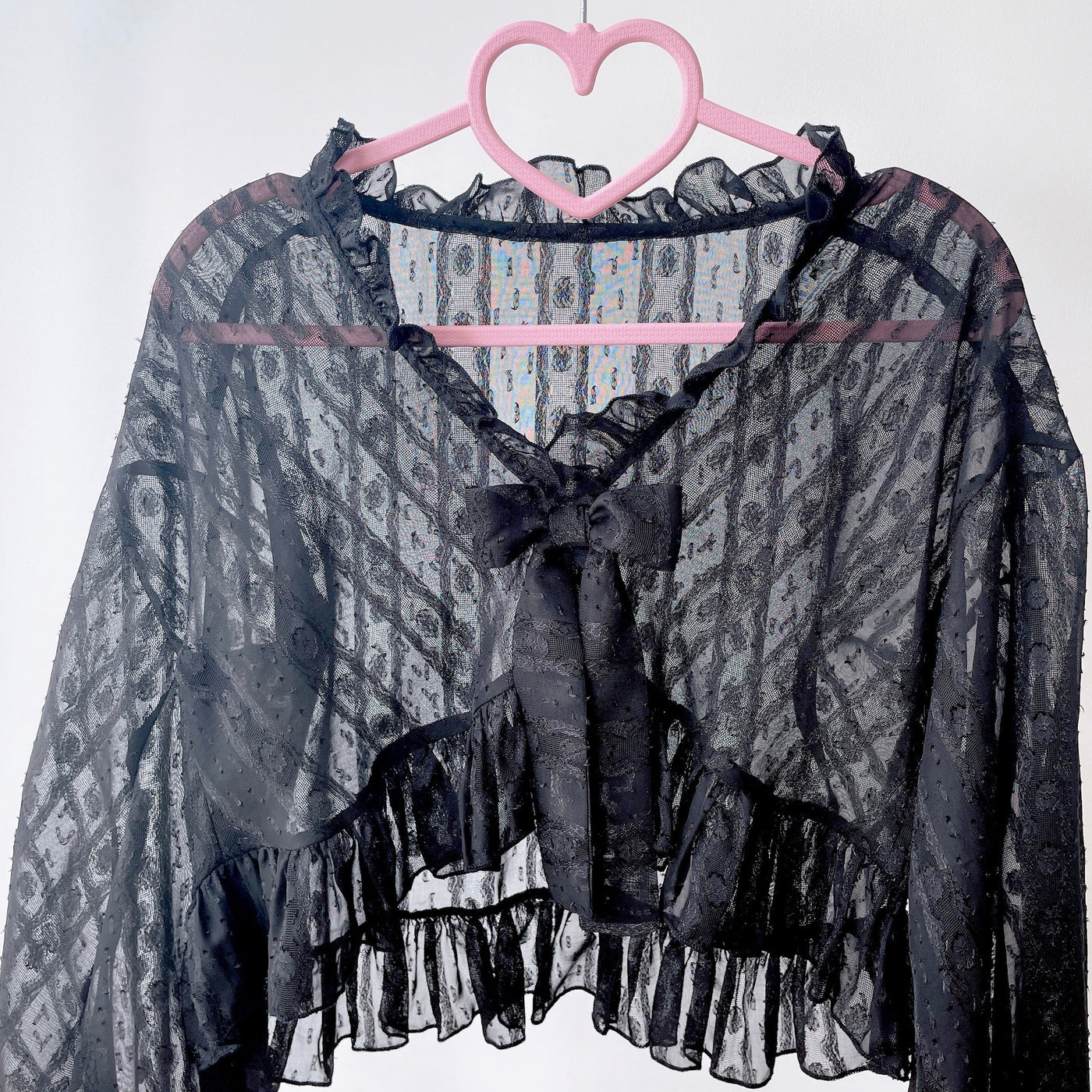 Sakurada Fawn - Chiffon Puff Sleeve Lolita Cardigan - Outerwear