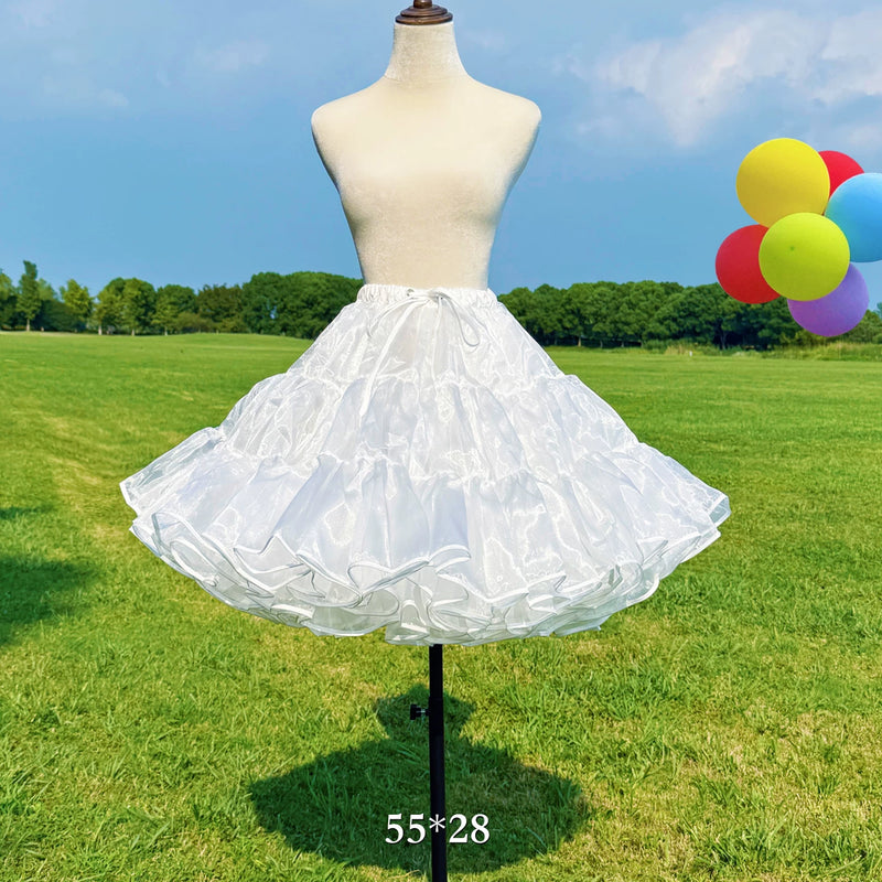花田囍事 - 25–60cm 多蓬度 狗短飞天款 无骨软纱裙撑 - 细节图 32