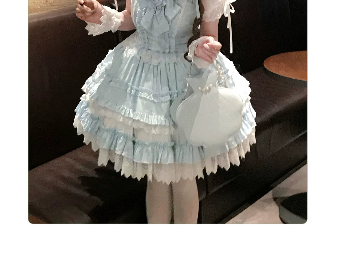 Shengqing - Ice Blue Overture - Summer Sweet Lolita jumper dress