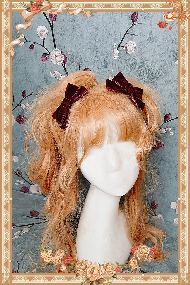 Infanta - Floral & Velvet - Lolita Hair Accessories