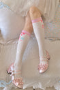 calf socks / pink