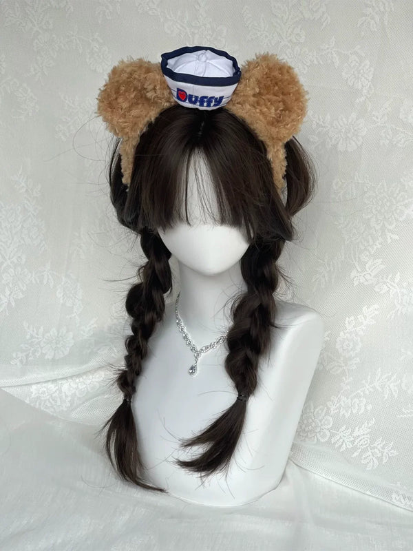 Layered long wig with straight bangs - view 1