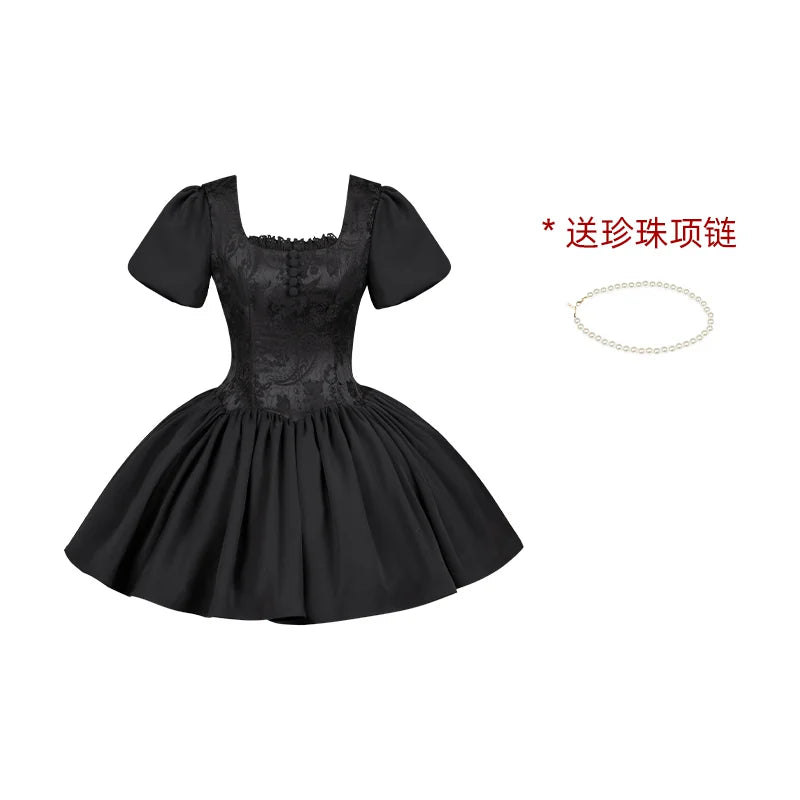 With PUJI - Old Testament - Lolita OP Dress, Detachable Styling detail view 12