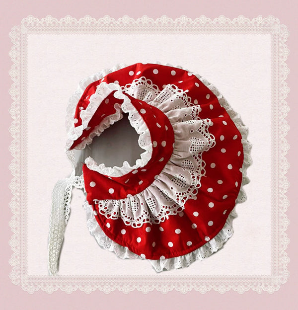 Tata Long Ear - Polka Dot Baileys - Polka dot Sweet Lolita JSK