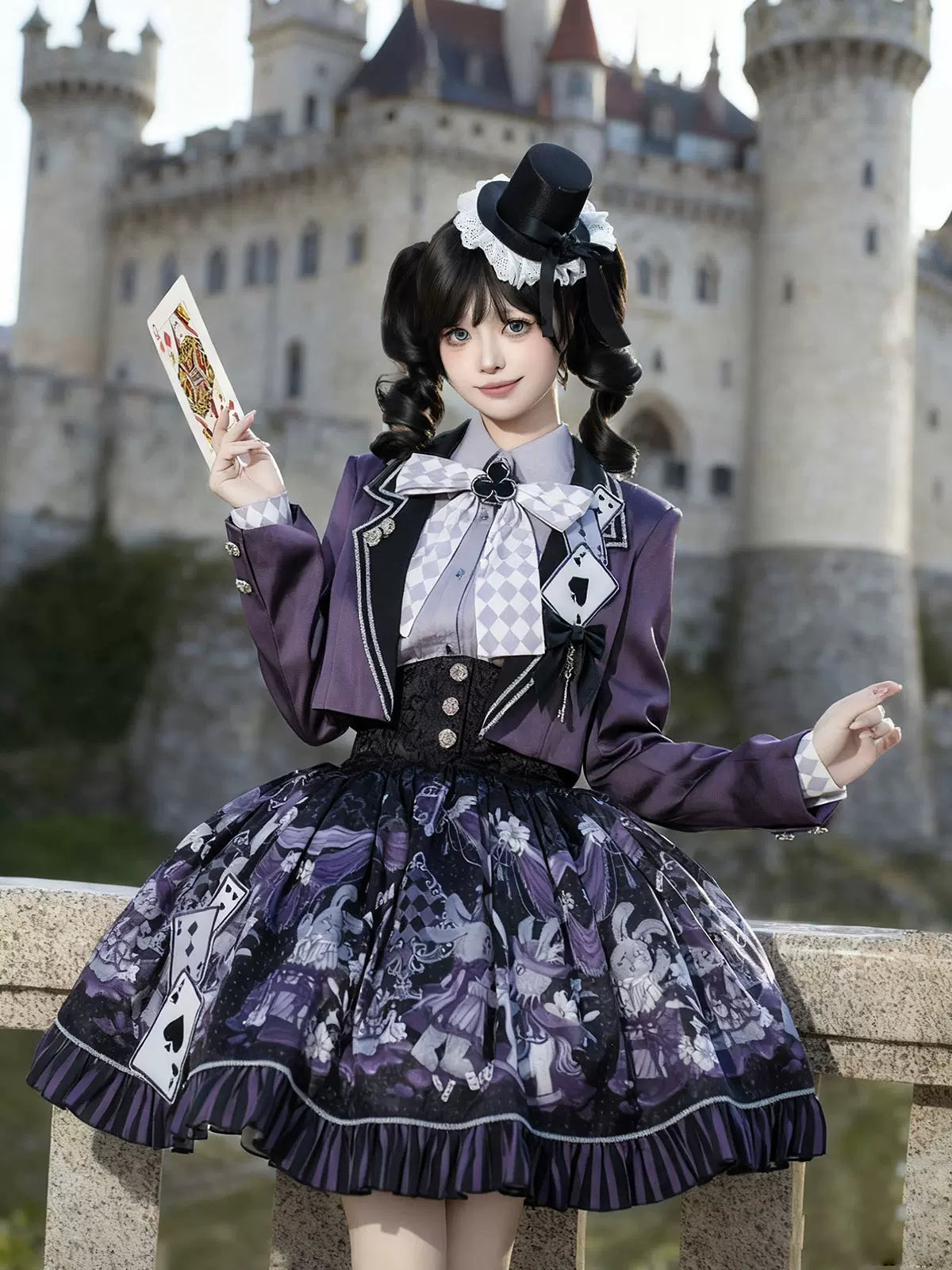 Your Princess - Magic Troupe - Gothic Lolita Outfit, Bunny Printed Skirt