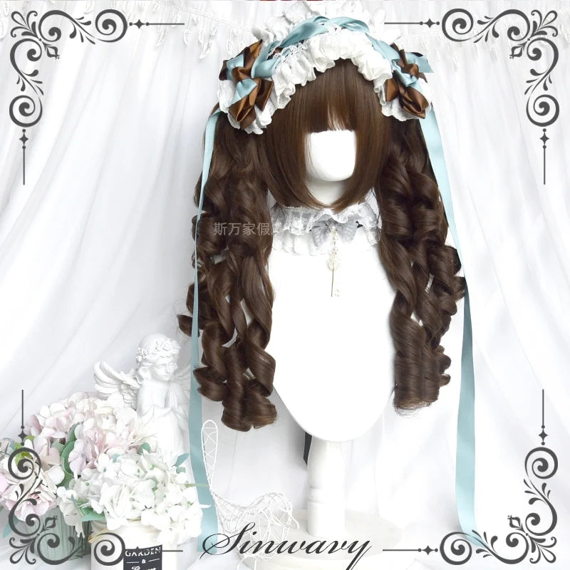 Sinwavy - Old School Lolita Wig - Layered Roman Curls Wig