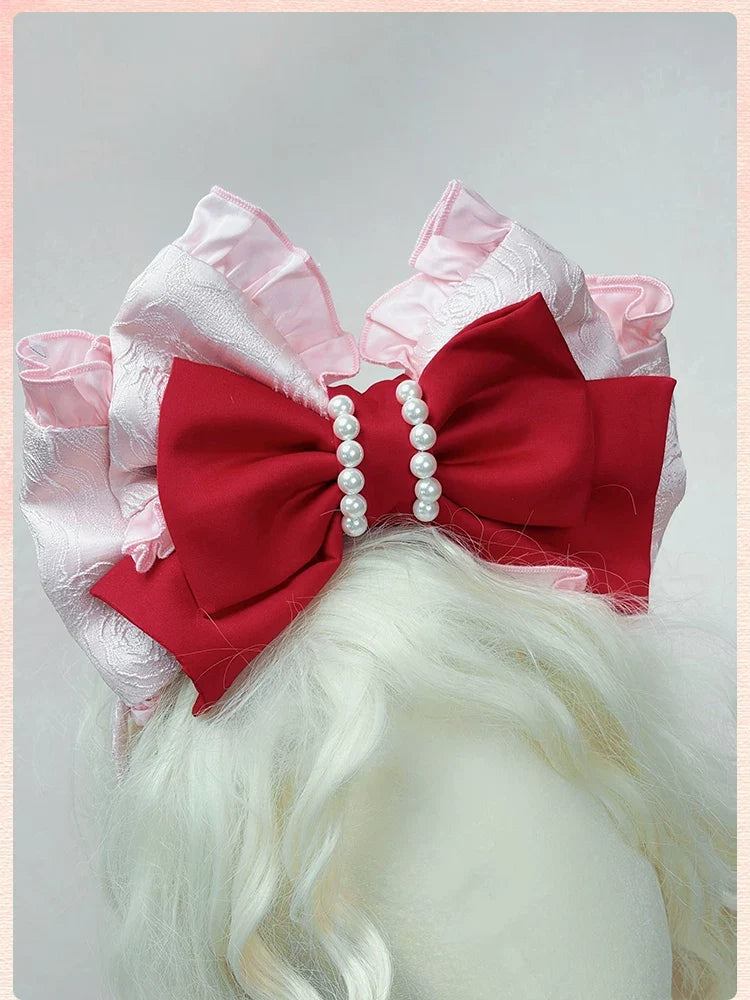 Alice Girl - Sweetheart Petal - Color Block Sweet Lolita KC, Heart-shaped Bag