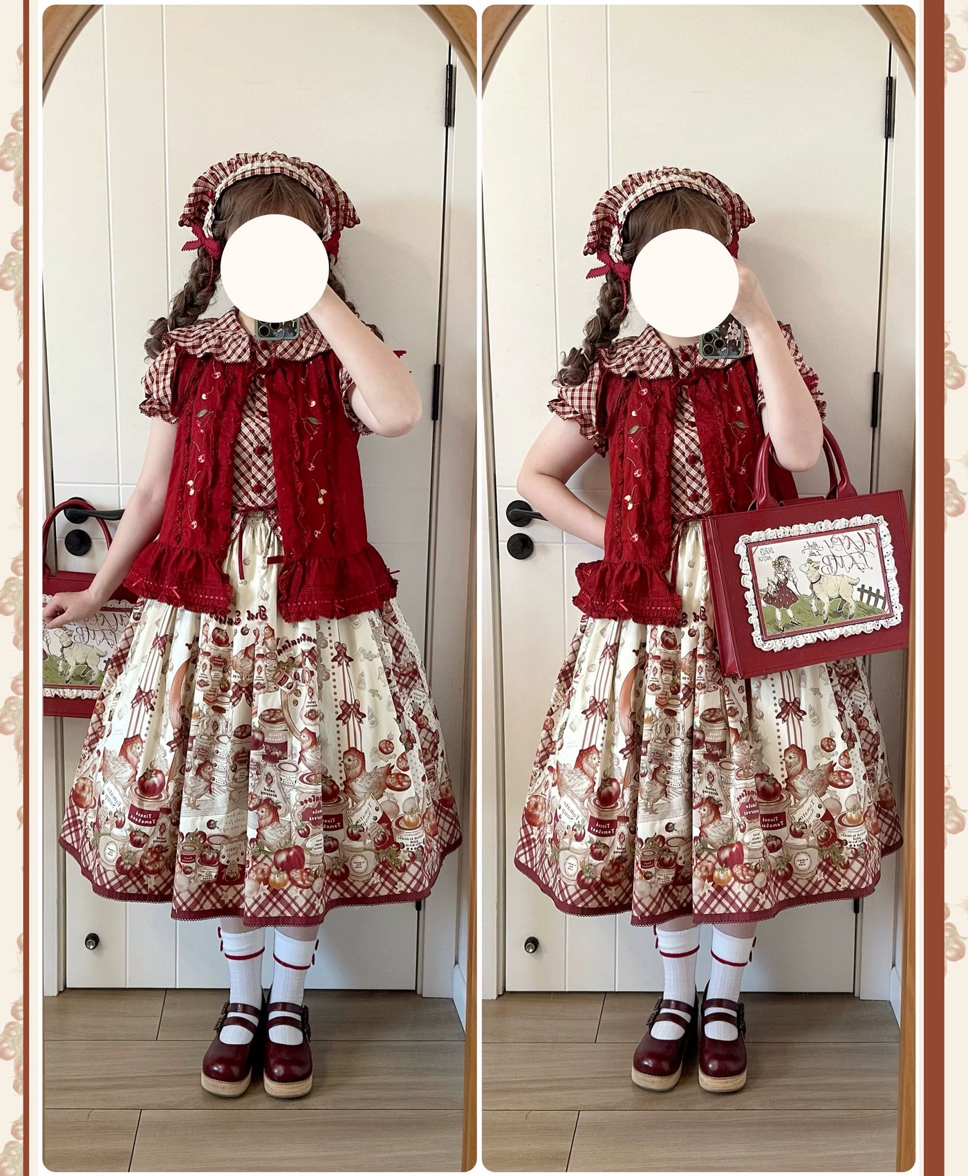 WF - Tomato Can - One-Piece Dress and Coordinate Pieces with Tomato Print