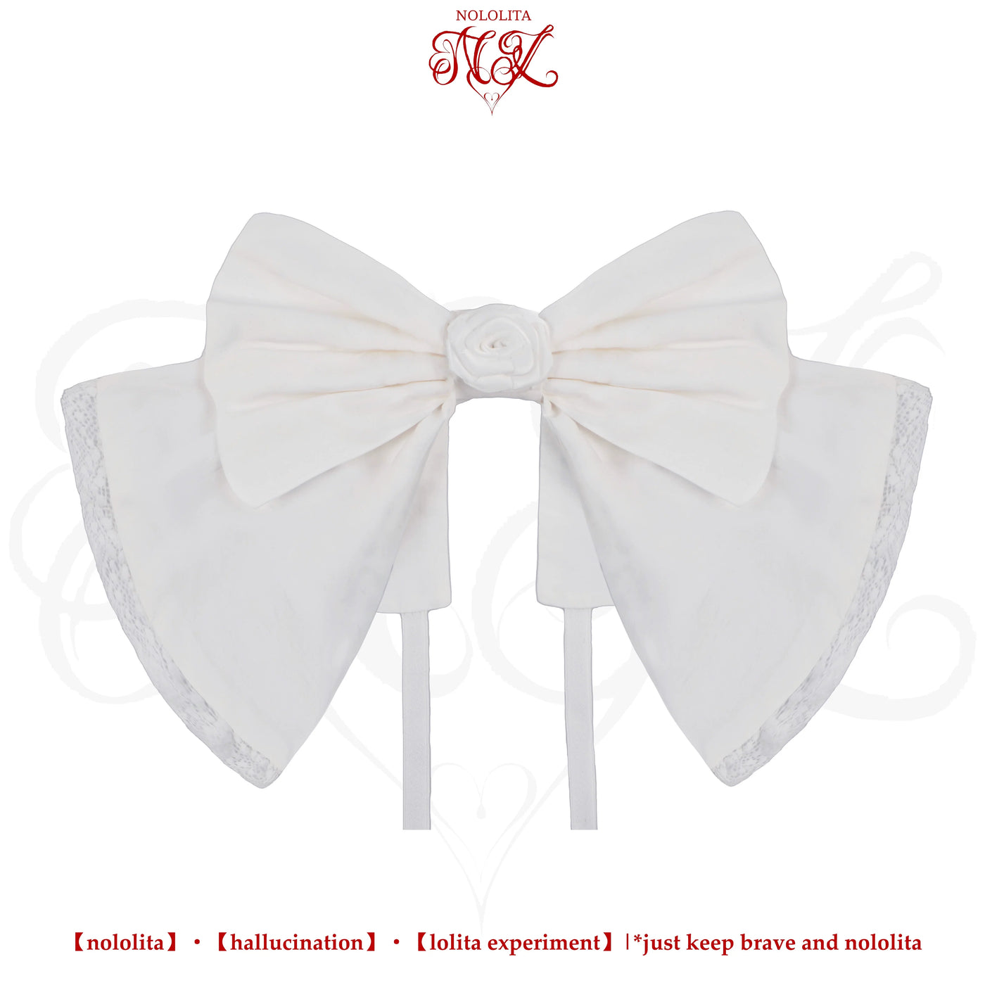 Nololita - Nightingale - Doll-Collar Blouse with Sleeve, Bow Tie and Lace Sock Options - option image