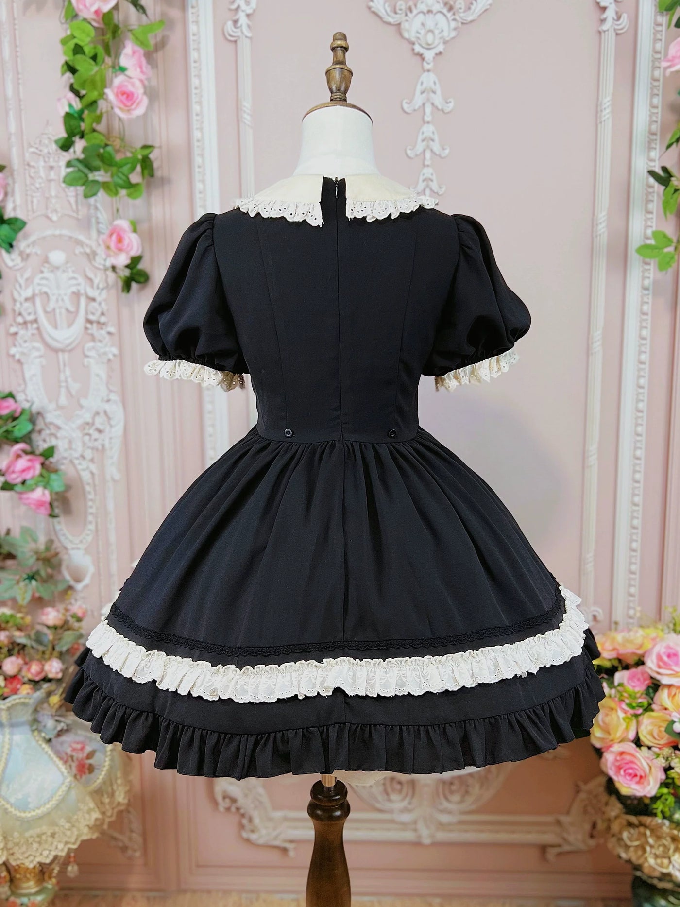 DMFS Lolita - DMFS - Piaget Servant / Maid Lolita OP Dress Vintage Lolita Dress