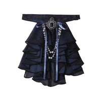 Designer's Gift - Mystique Melody - Ouji Lolita Irregular Shirt and Long Vest Set - Jabot Only / S