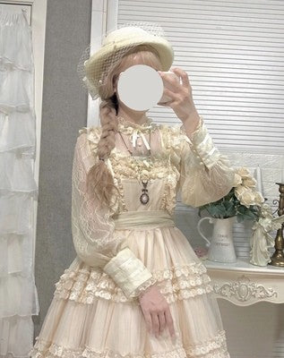 Rose of Sharon - Cameo Lolita Necklace and Ring - Neckwear