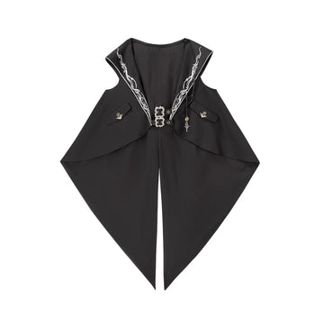 Letters from Unknown Star - Bunny Ear Meteorite - Ouji Lolita set with hooded bunny-ear vest