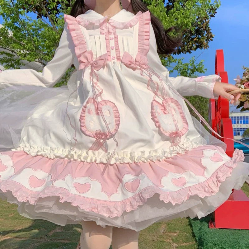 Yueele - Cocoa Bunny Sailor - Plus-Size Lolita Outfit Set - detail view 7