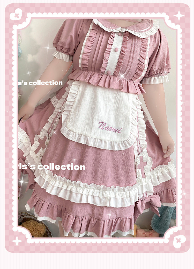 Niu Niu - Plus Size Lolita Nurse Summer OP - Dress OP Dress