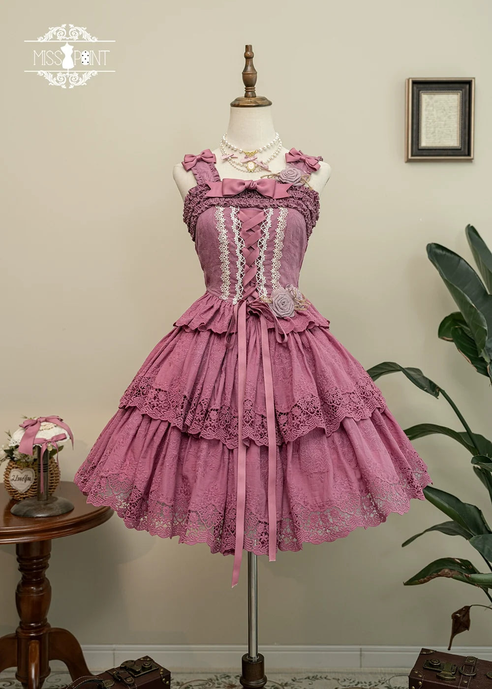 Forest Waltz - Cotton Lolita Camisole Embroidered Cami Top (2XL L M S XL XS) 40190:651562