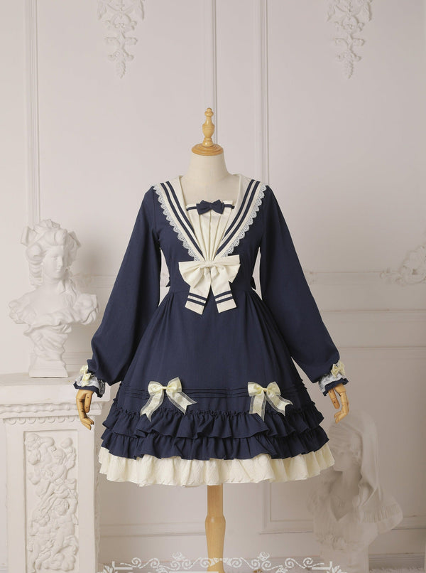 Strawberry Witch - Long Sleeve Sweet Lolita OP - OP Dress