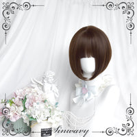 Sinwavy - Deep Brown Ponytail Collection - twin-tail options - Short-Hair Base
