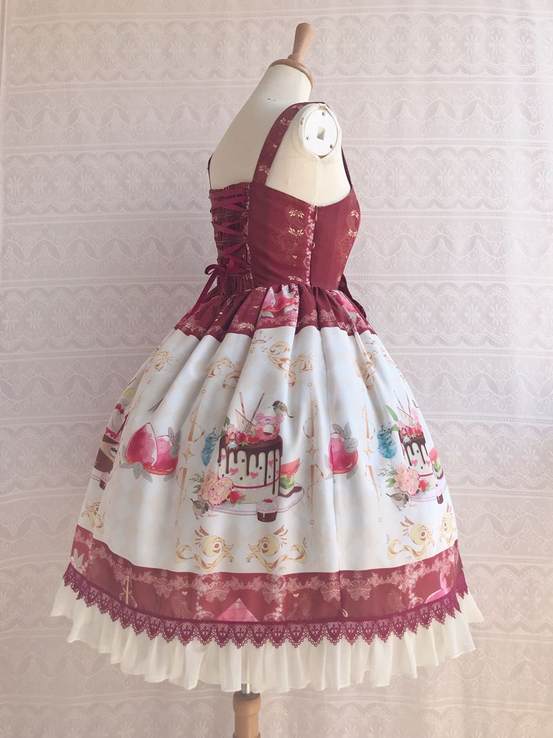 Yilia - Summer Dessert Front Opening Lolita - JSK JSK Dress