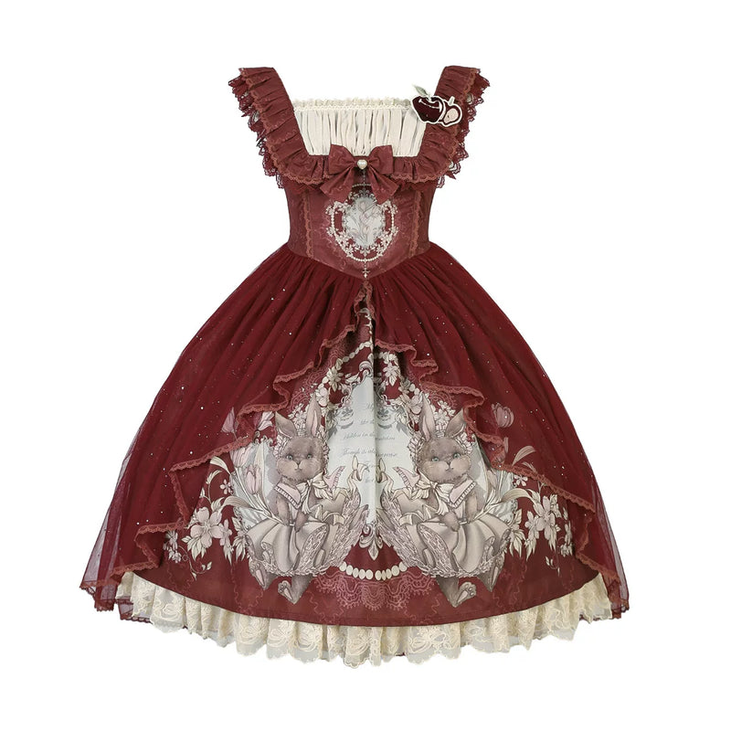 Fan Hua Xin Mystery Garden Lolita JSK & Outfit Options — Dress