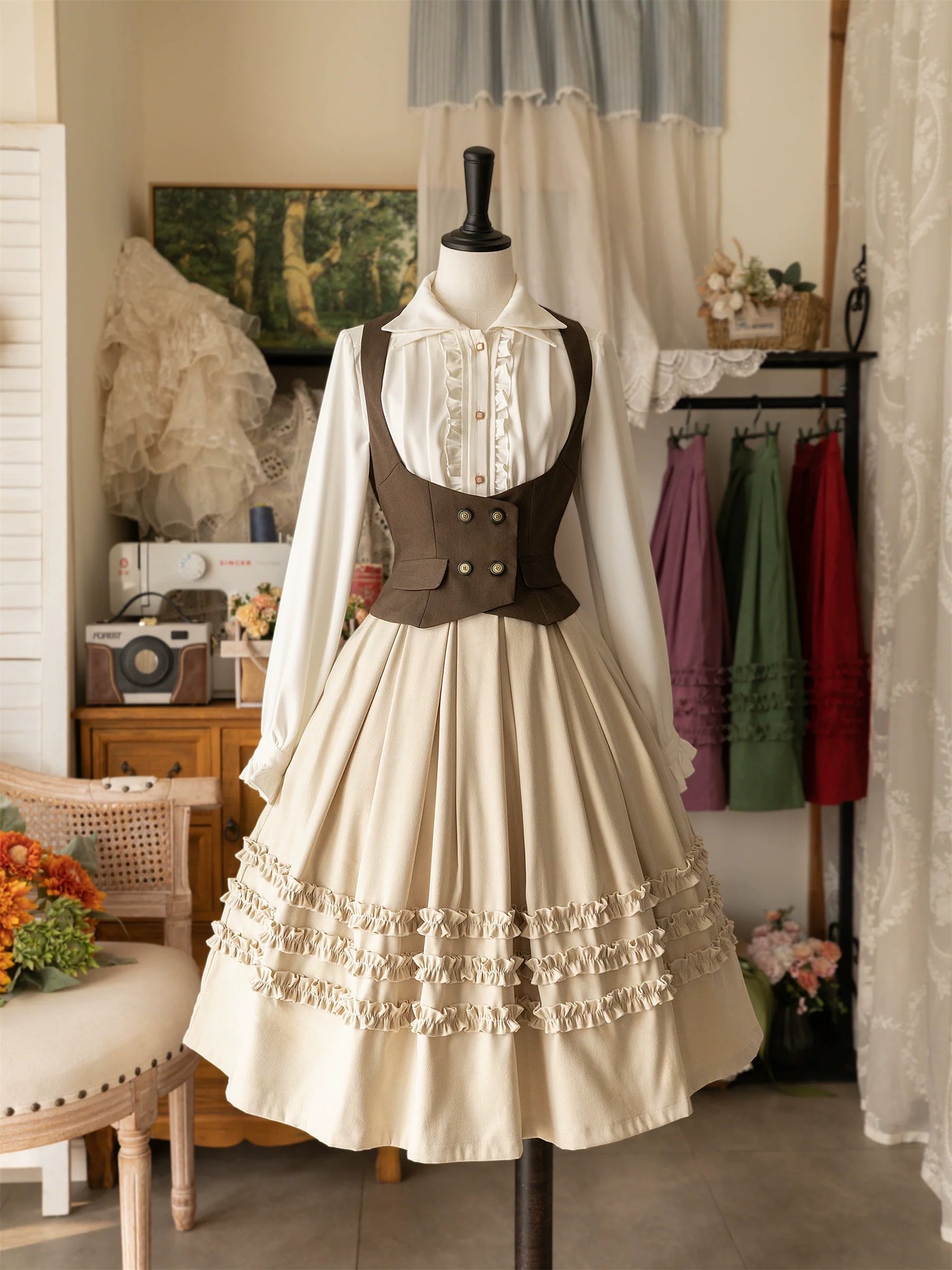 Forest Wardrobe - 4.0 Chest Support Vest Elegant - Autumn/Winter Vest Outerwear