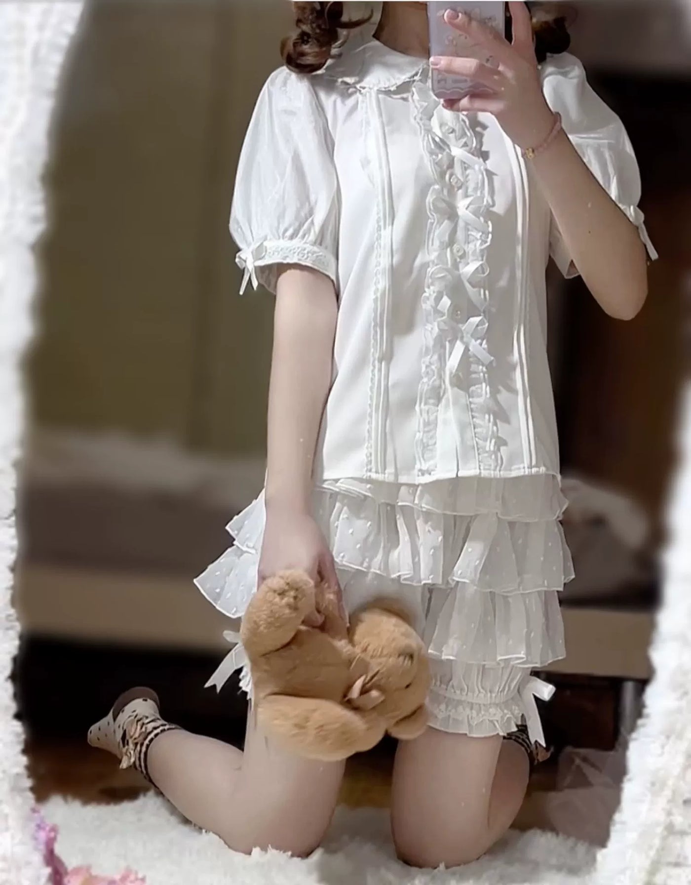 DMFS Lolita - Daily Lolita Bloomers - Lace Cake Shorts for Summer Wear Other Surprise