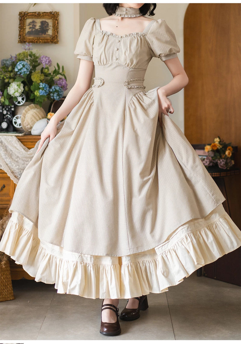 Forest Wardrobe - Forest Picnic - Ruffled Cotton Lengthening Underskirt - 8