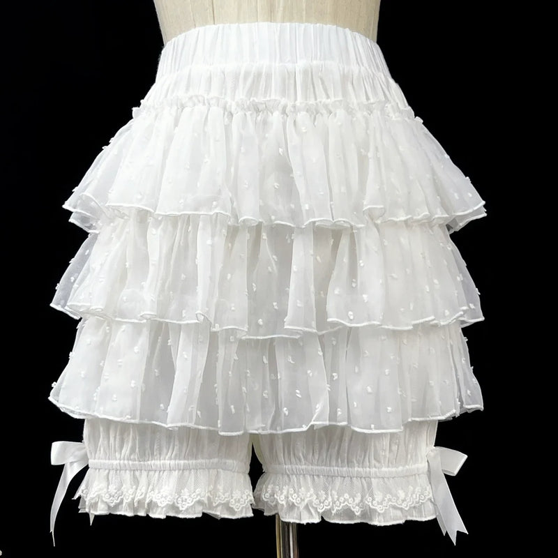 DMFS Lolita - Daily Lolita Bloomers - Lace Cake Shorts for Summer Wear Other Surprise
