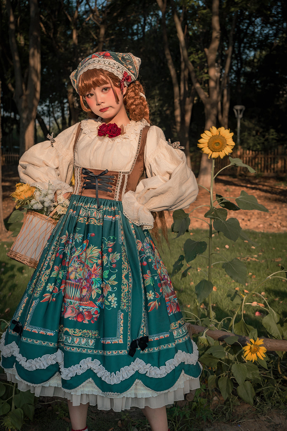 Miss Point - Rich Hymn - Lolita Bavarian Long Velvet JSK