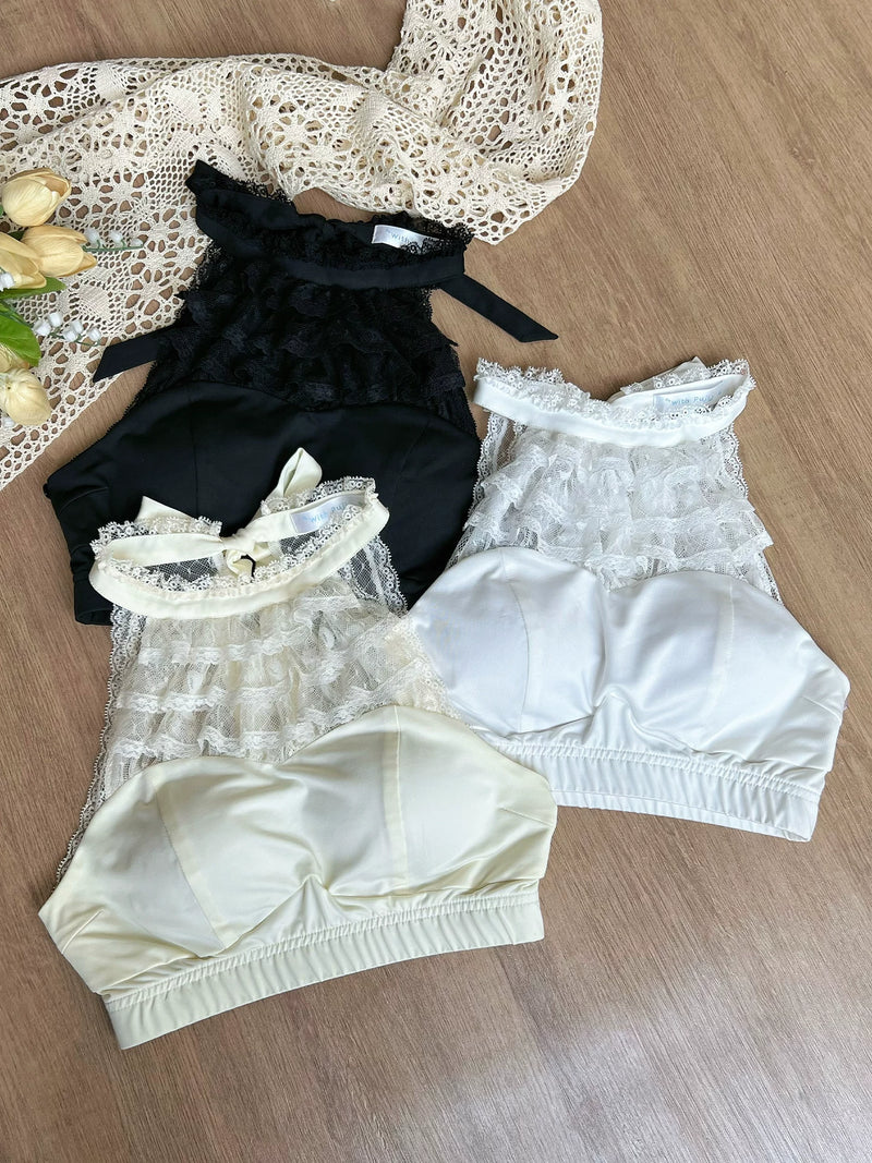 With PUJI - Early Morning on the Seine - Lolita Top, Detachable Styling detail view 3