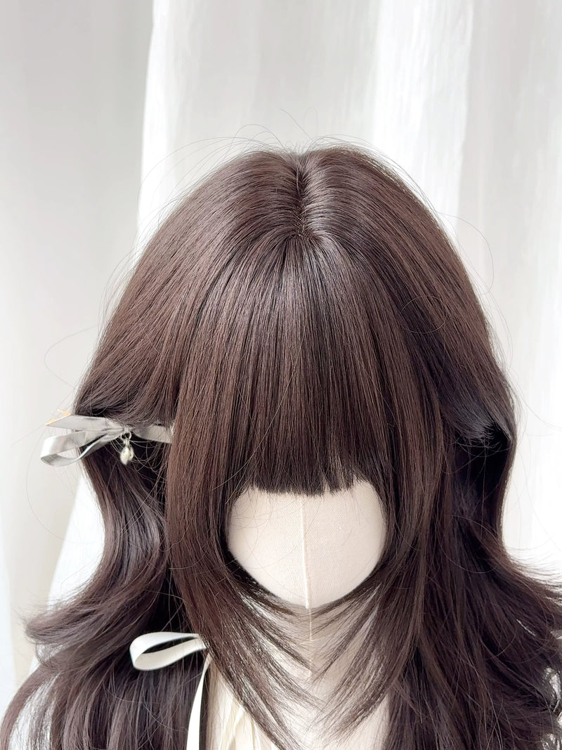 Kunkun Fish Poppy black-brown long wig - view 3