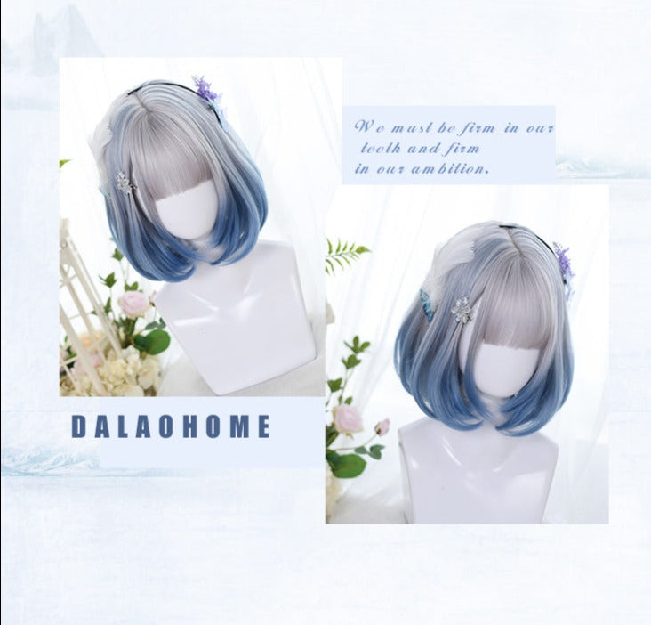 Dalao Home - Sweet 30cm BOBO Short Lolita Wig - Multicolors Wig