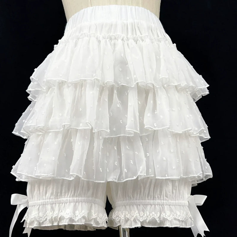DMFS Lolita - Daily Lolita Bloomers - Lace Cake Shorts for Summer Wear Other Surprise