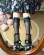 Black socks black / One Size