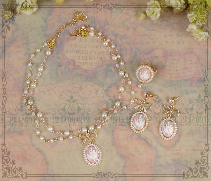 Rose of Sharon - Retro Lolita Necklace 4 Colors - Neckwear