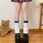 Approx. 60 cm bubble socks + approx. 20 cm black mid-short socks / Footed sock covers