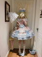 蓝 Pink jsk + 拖尾 Skirt 长90 / S