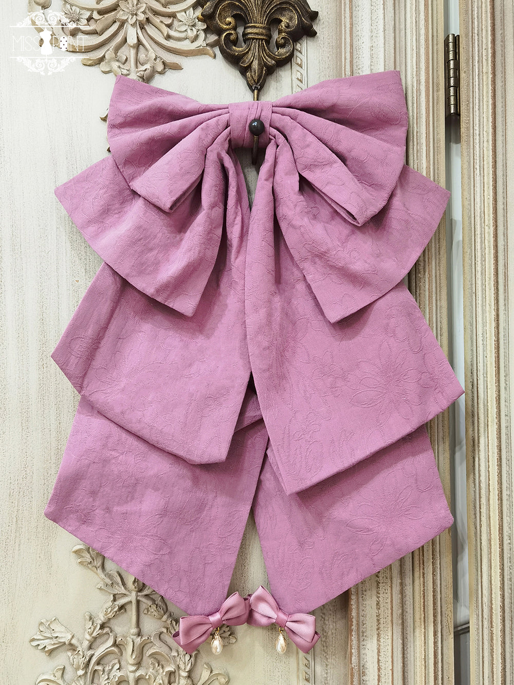 Miss Point - Lilyka Garden - Classic Lolita Headdress and Necklace Brooch Bow Trailing 42660:748347