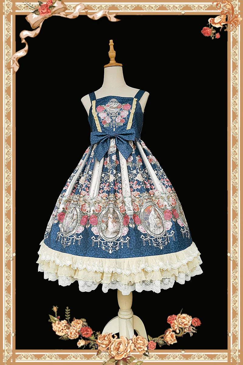 Infanta - Royal Fresco - Brushed Print JSK
