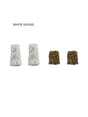black-white (high shaft) + brown-black (short shaft) / One Size