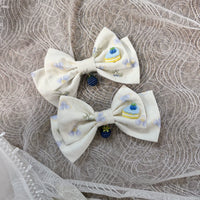 GZYRZ - Little Lamb's Blueberry Tart Party - One Size Accessories with Blueberry Bow Clips - Flag / One Size
